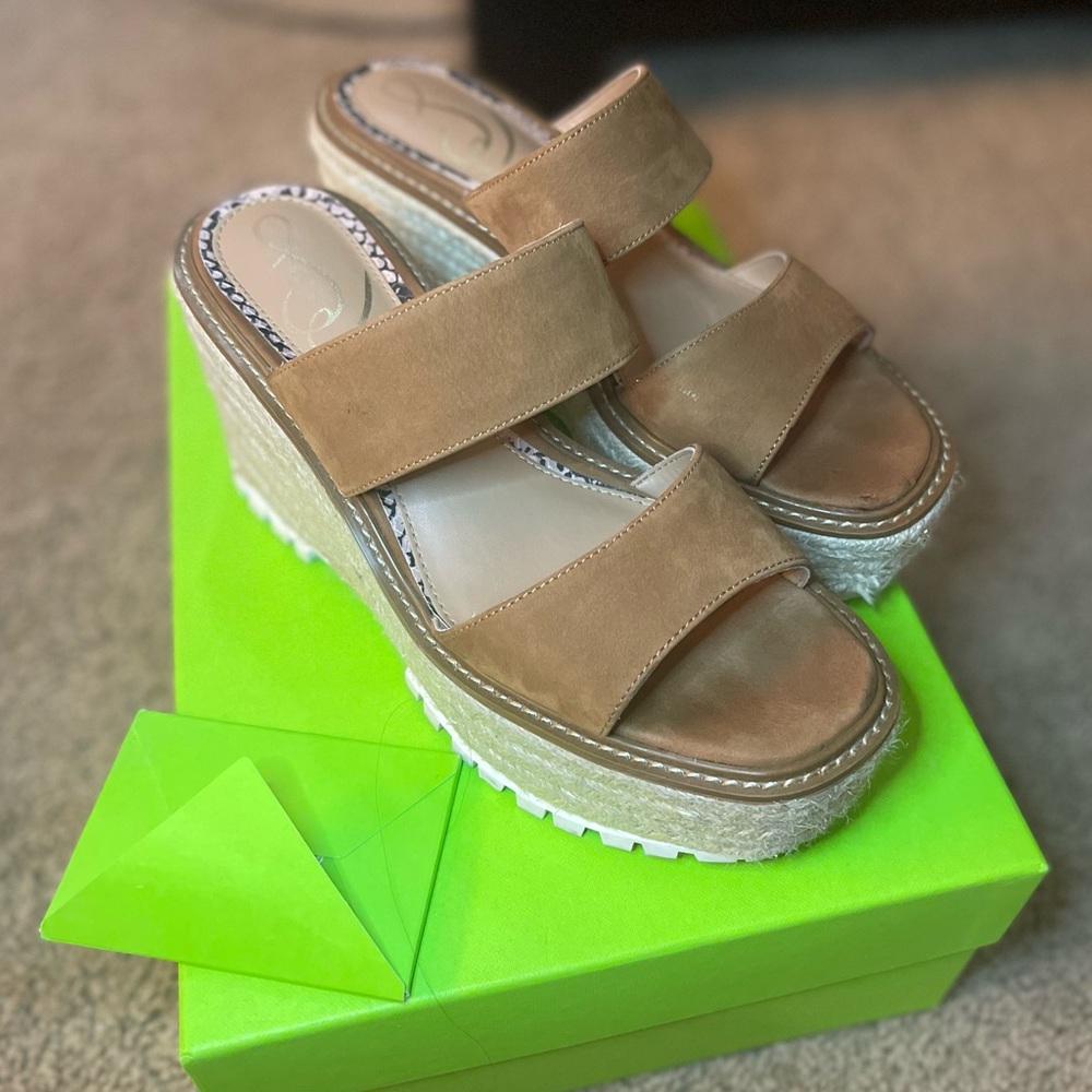 Sam Edelman Luca Espadrille Wedge Sandal size 6.5
